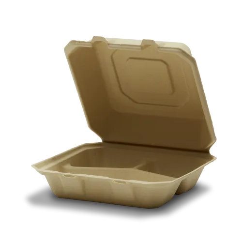 8 x 8  3-Compartment Clamshells | Classic  