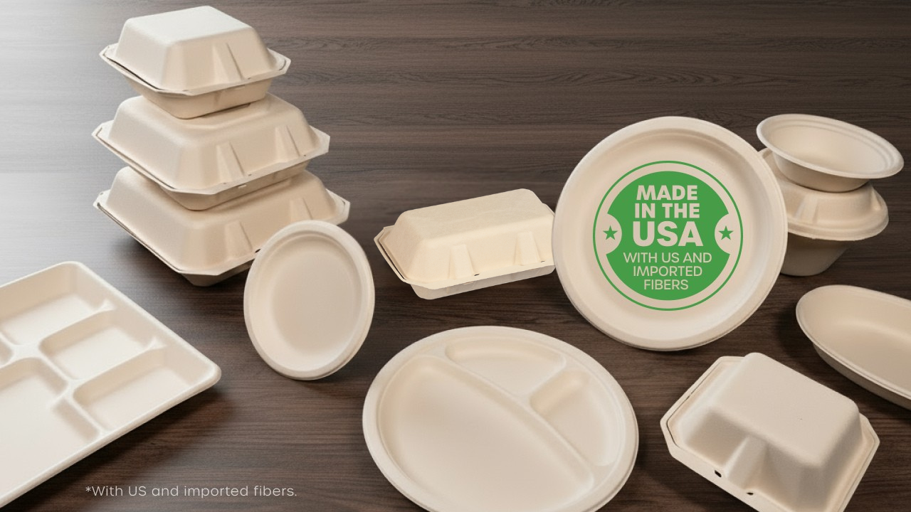 tellus array of plates, clamshells and bowls